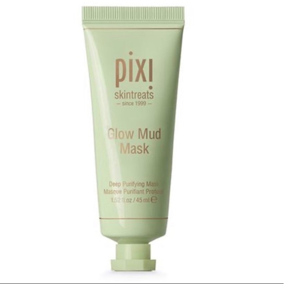 New Pixi Skintreats Glow Mud Mask Deep Purifying Mask 15 min Facial - Picture 1 of 12
